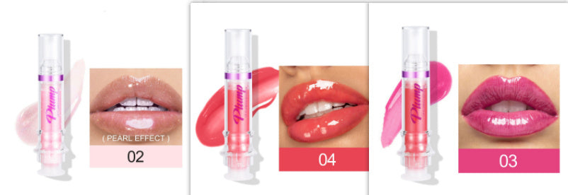New Tube Lip Rich Lip Color Slightly Spicy Lip Honey Lip Glass Mirror Face Lip Mirror Liquid Lipstick - Comfortably chic