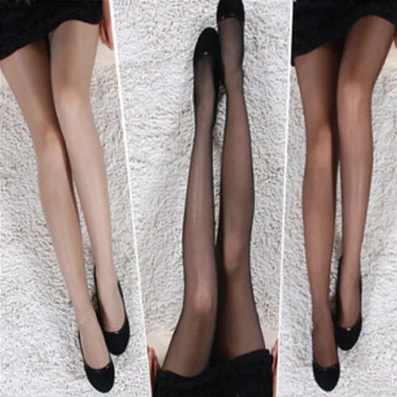 Summer Ultra-Thin Fat Burning Large Size Slimming Silk Stockings Wire Pantyhose Slimming Weight Loss for Woman Health Care - Comfortably chic