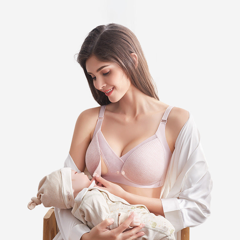 Nursing Underwear Maternity front open buckle