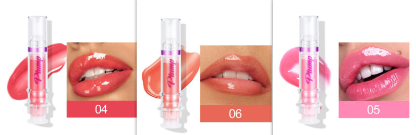 New Tube Lip Rich Lip Color Slightly Spicy Lip Honey Lip Glass Mirror Face Lip Mirror Liquid Lipstick - Comfortably chic